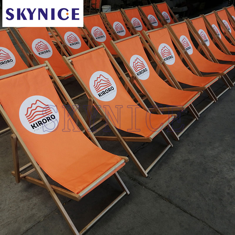 2020 Új termékek Külső Wooden Sun Lounger szék