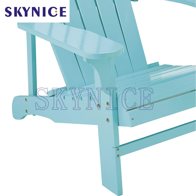 Outdoor Modern Beach Wood Adirondack szék