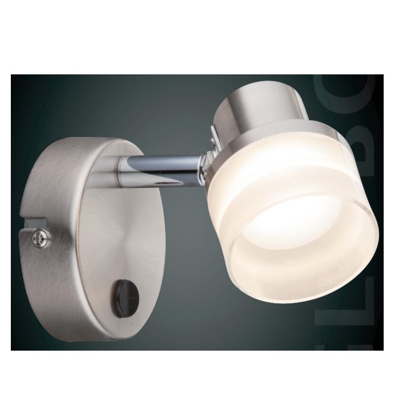 Magas feszültségű LED-spot-1, hengeres műanyag árnyékolóval