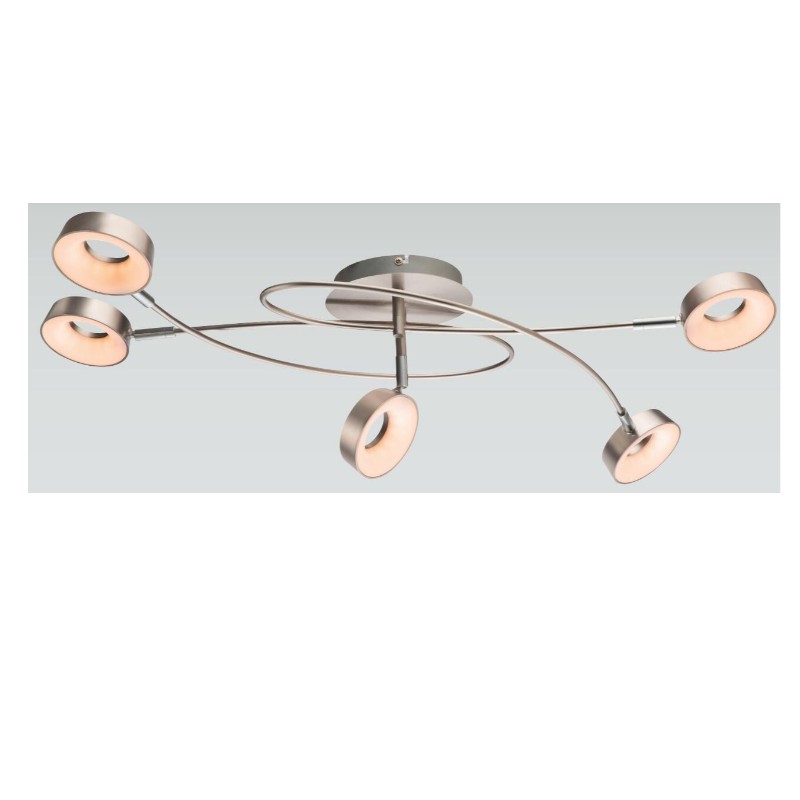 nagyfeszültségű LED-spot-5, kör alakú műanyag árnyékolóval