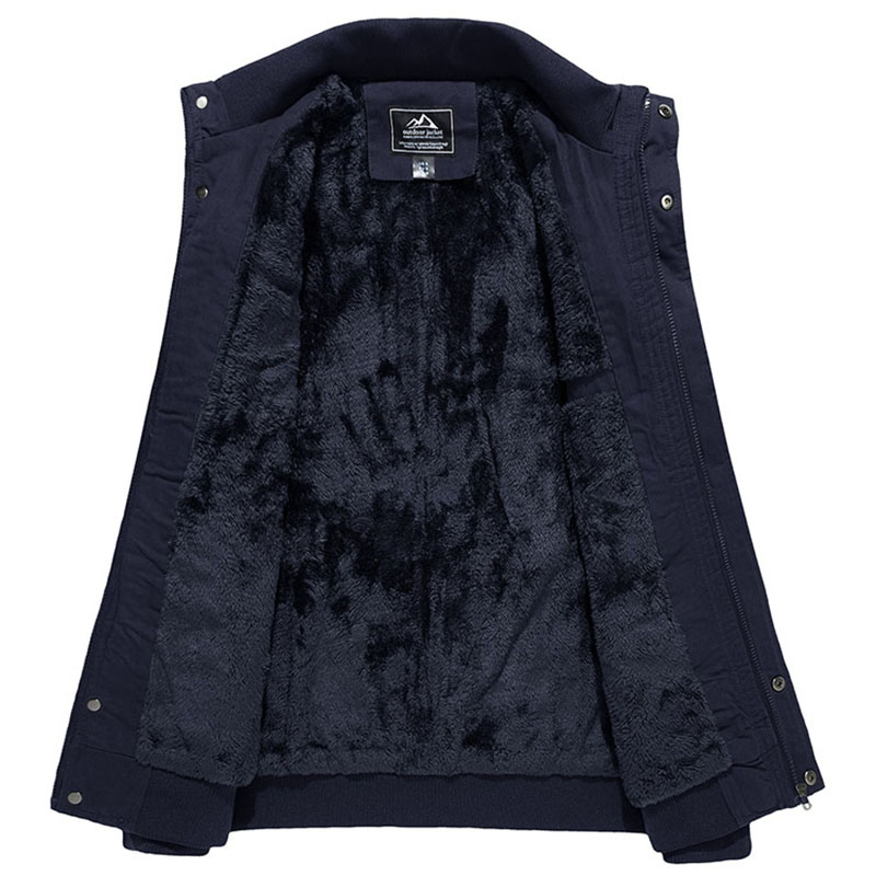 Munka Jacket emberei Special Plus Size Bomber Gyapjú télikabát Meleg Viselkedés Ellenálló Vastag