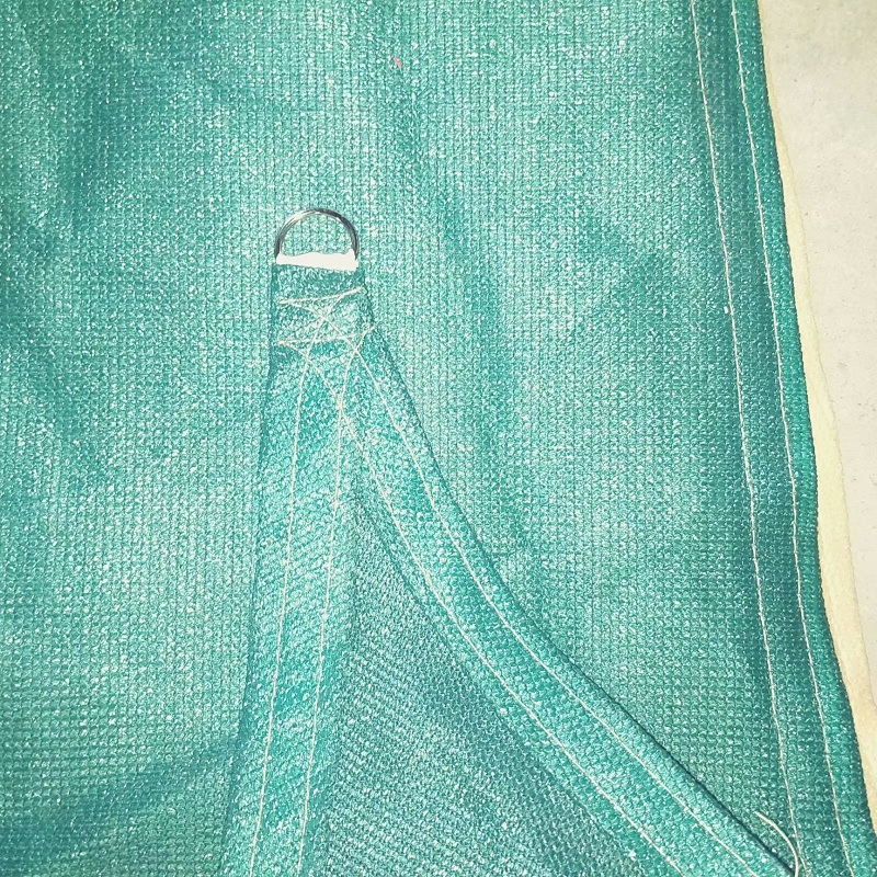 180g 12*12*12 FT Triangle shade sail/HDPE sun shall sail shall shall. nettó bézs színű vitorla