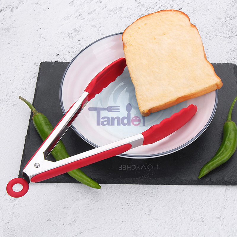 Nagykereskedelem Fekete Piros Könnyű Tiszta Főzőkészülék Készlet 10 darabos Konyhai Szilikon Edénykészlet