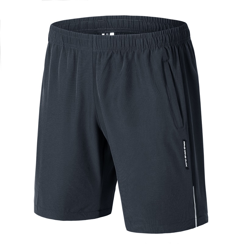 Forró eladás férfi egyszerű fekete egyedi húzózsinór tornaterem viselése fitness rövidnadrág utcai ruházat sport rövidnadrág