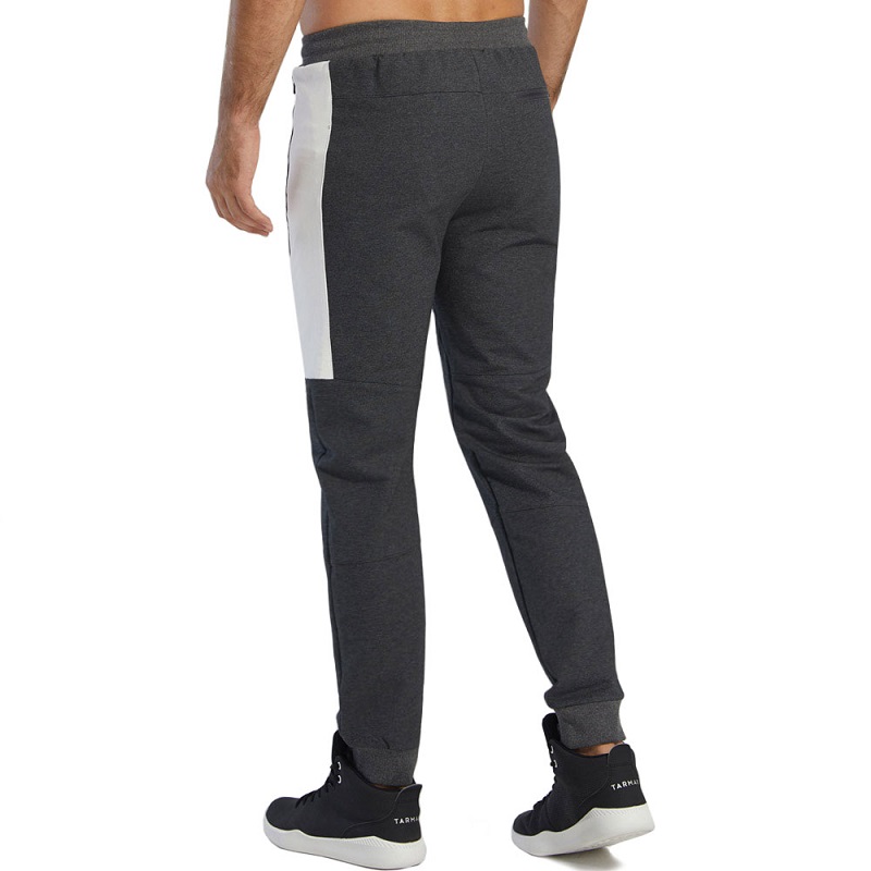 Men’s Joggers Gym Elastic Close Subdown Workout Athletic Pants with Zipper Pockets