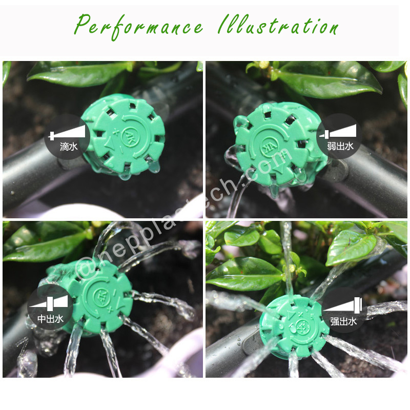 automatikus csepegtető öntözőrendszerrel állítható öntözési inline csepegtetők