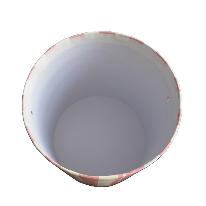 GL_PA0027 hordó virágos kerek papír dobozos cső dobozban gyermek ruha számára