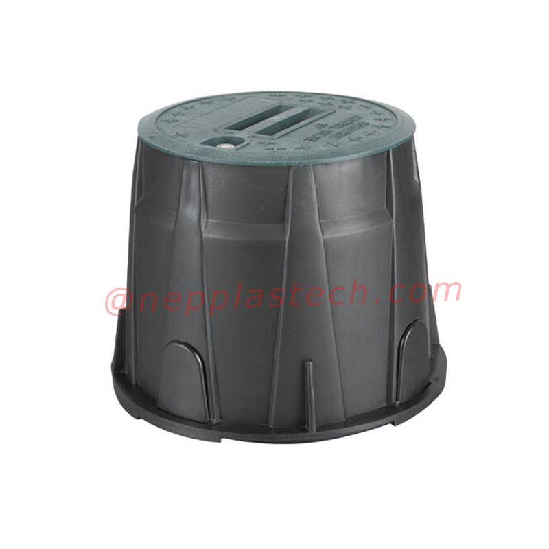 tájképi napenergia auto öntözőrendszer 6 10 12 hüvelyk műanyag szelep és vízmérő doboz