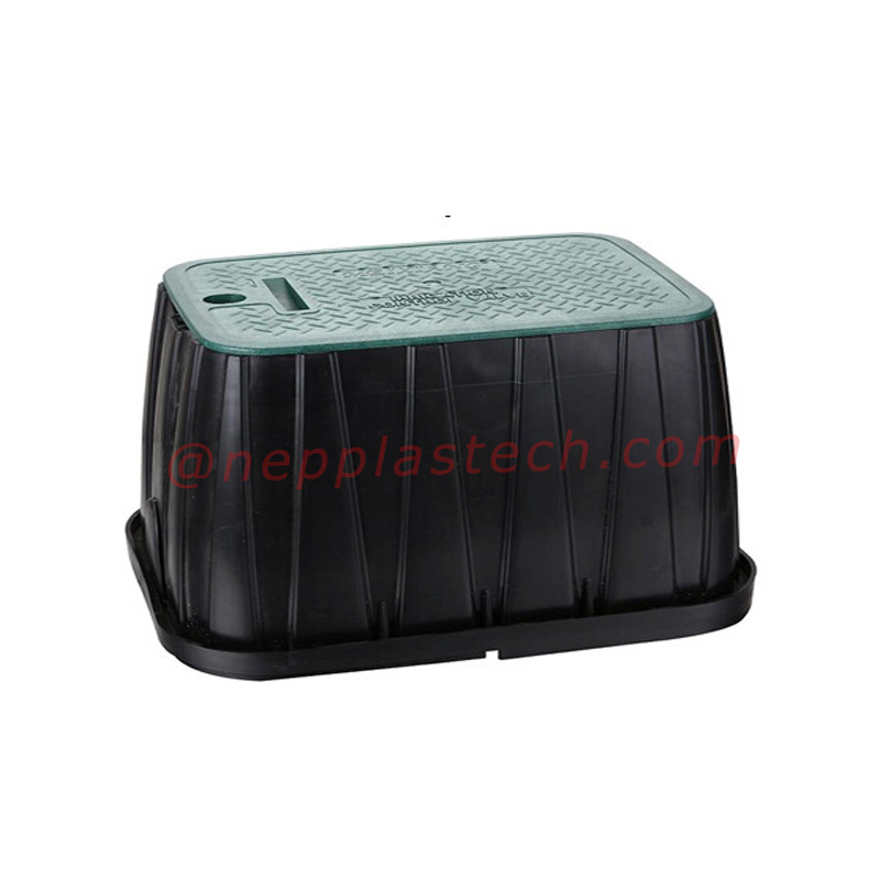 tájképi napenergia auto öntözőrendszer 6 10 12 hüvelyk műanyag szelep és vízmérő doboz