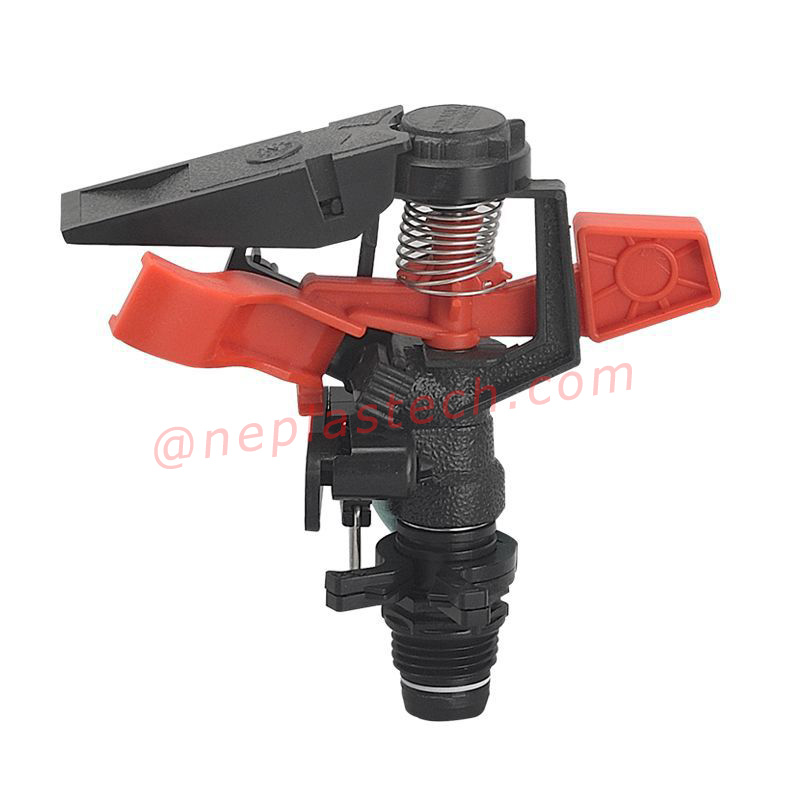 állítható távolság és permetezési szög szabályozható Műanyag Kerti gyep mezőgazdasági terület impulzusos sprinklerek