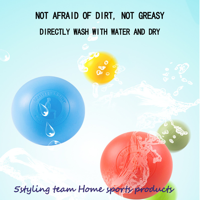 A gyártó közvetlen értékesítése szilikon rehabilitációs masszázs labda, nyújtó jóga, fitnesz masszázs, egygolyó izom, pihentető planáris fassz labda