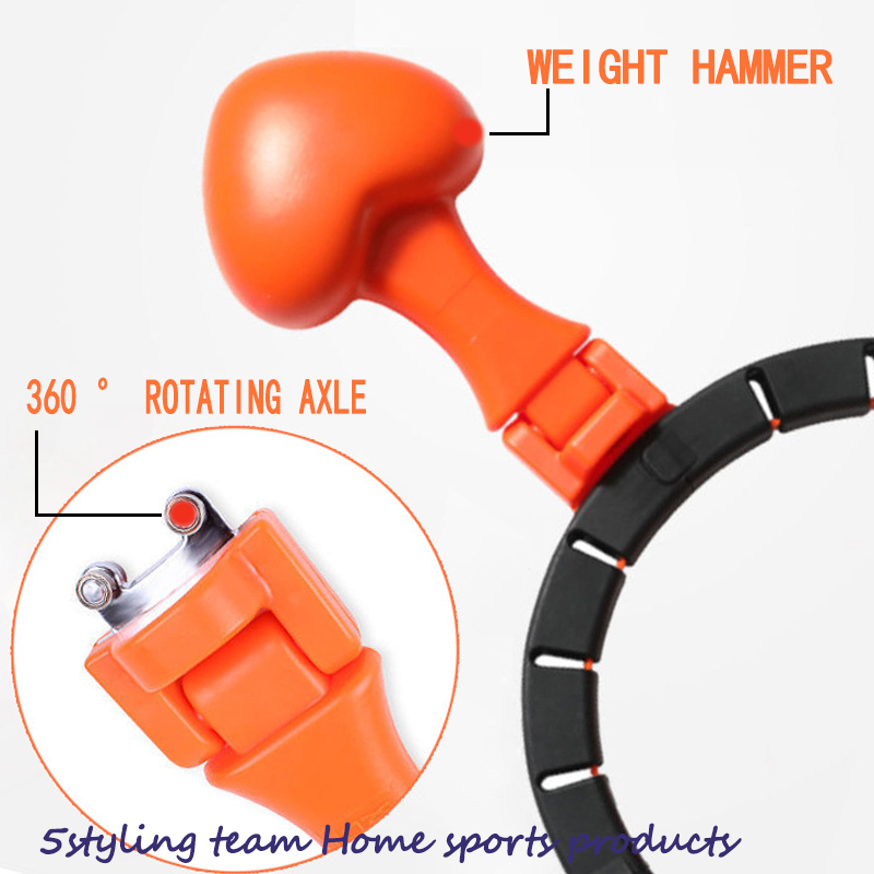 Intelligens hula karika, tiktok, piros, új test, zsírcsökkentő, vékony derék, szétszerelés, nincs hula karika gyár.