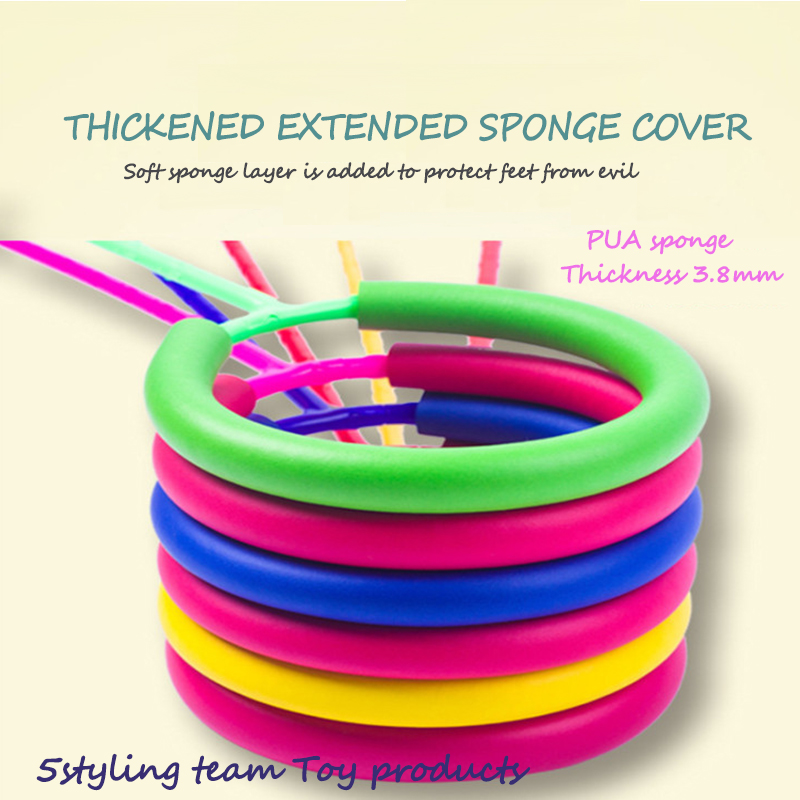 Gyerek ugrás labda láb gyűrű ugrás labda vaku ugrás játék egy láb ugrás labda ugrás gyűrű klub meghatározott láb tánc labda