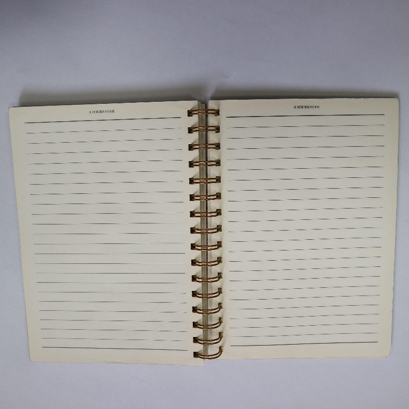 Arany bélyegzés tekercs kötelező notebook retro stílusban