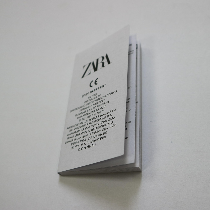 Fekete-fehér nyomtatás összecsukható kézi testreszabás