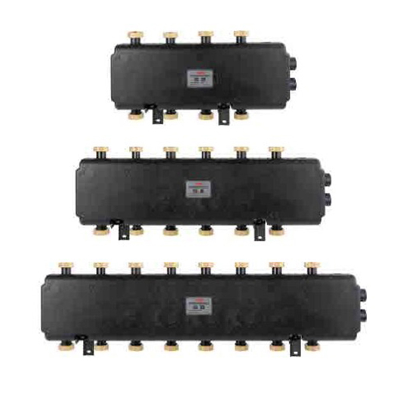 Sunfly XF22004 keverőegység Hőmérséklet-szabályozó központ padlófűtési rendszerek Rétegezett parciális nyomás Hidraulikus egyensúlyozó rendszer