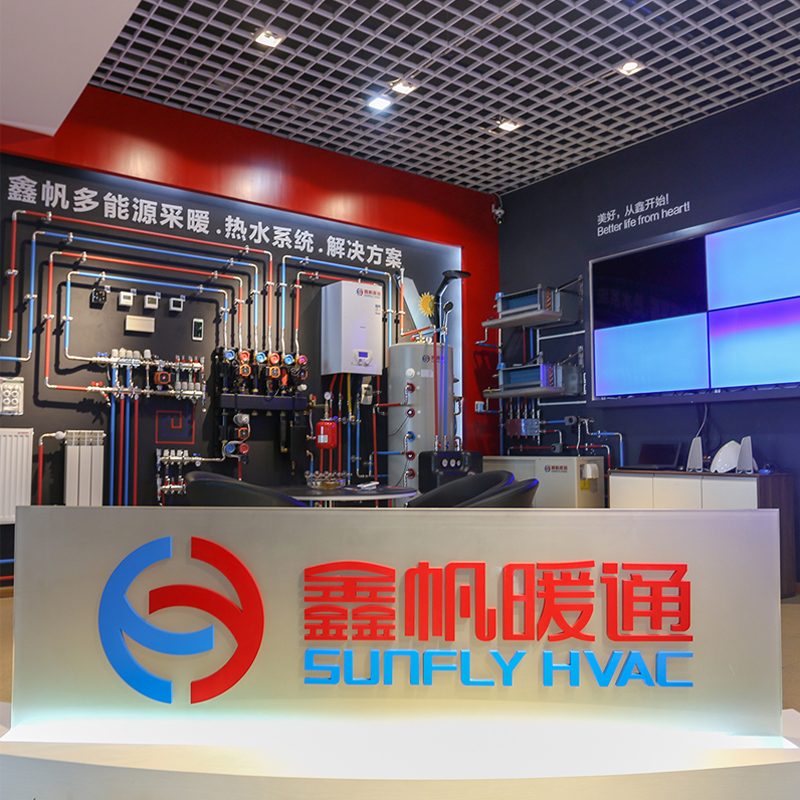 Sunfly XF22004 keverőegység Hőmérséklet-szabályozó központ padlófűtési rendszerek Rétegezett parciális nyomás Hidraulikus egyensúlyozó rendszer