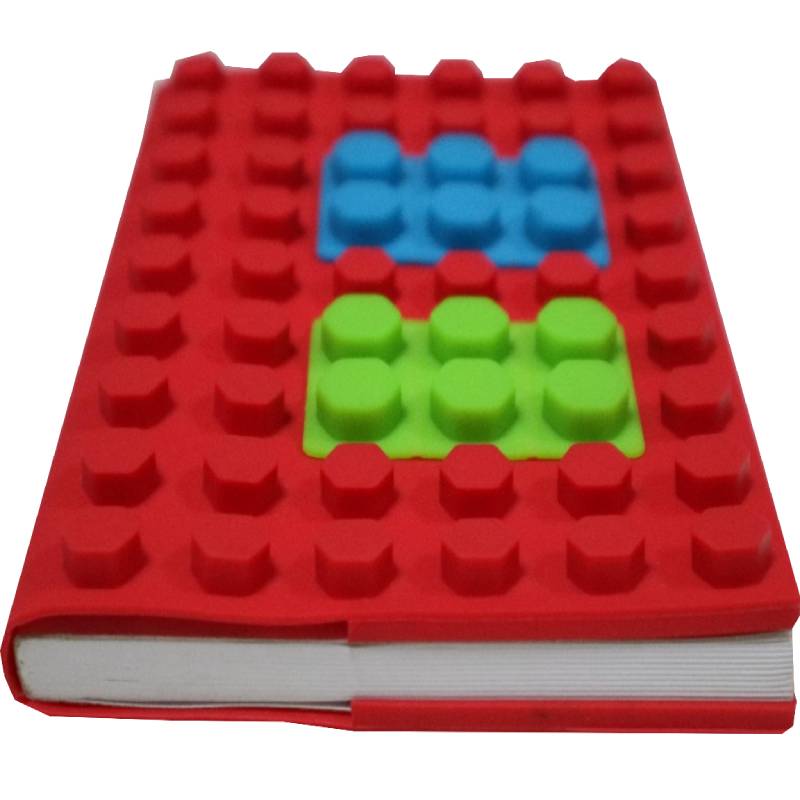 Building block szilika gél notebook meeting notebook napló
