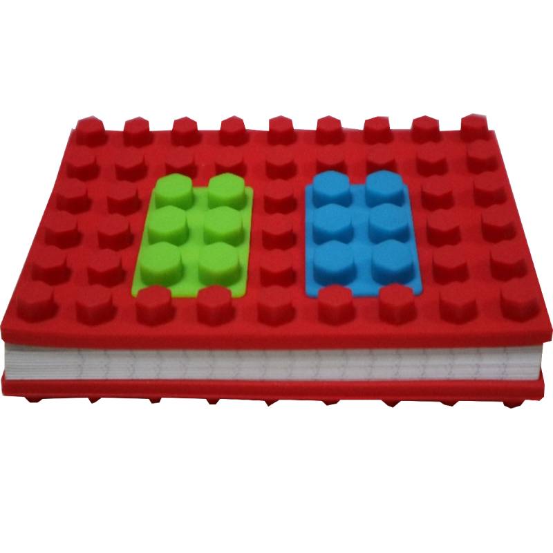 Building block szilika gél notebook meeting notebook napló