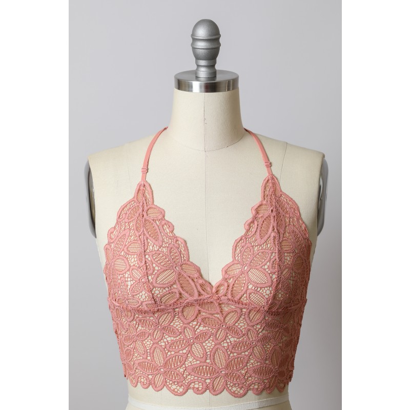 GA-5426 Racerback virág csipke BRALETTE