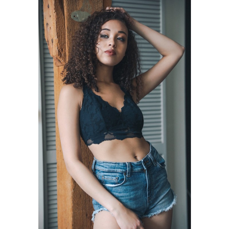 GA-5507 Grace Girl Strappy Back Csipke Bralette
