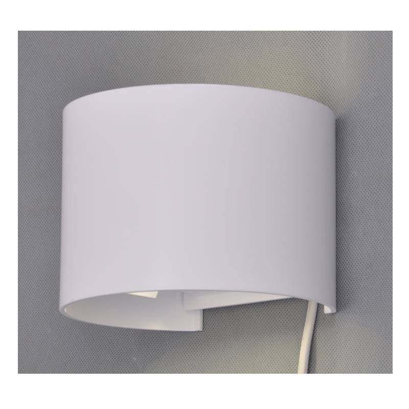 LED külső ívű fallámpa LED-vezetővel, felfelé és lefelé világít