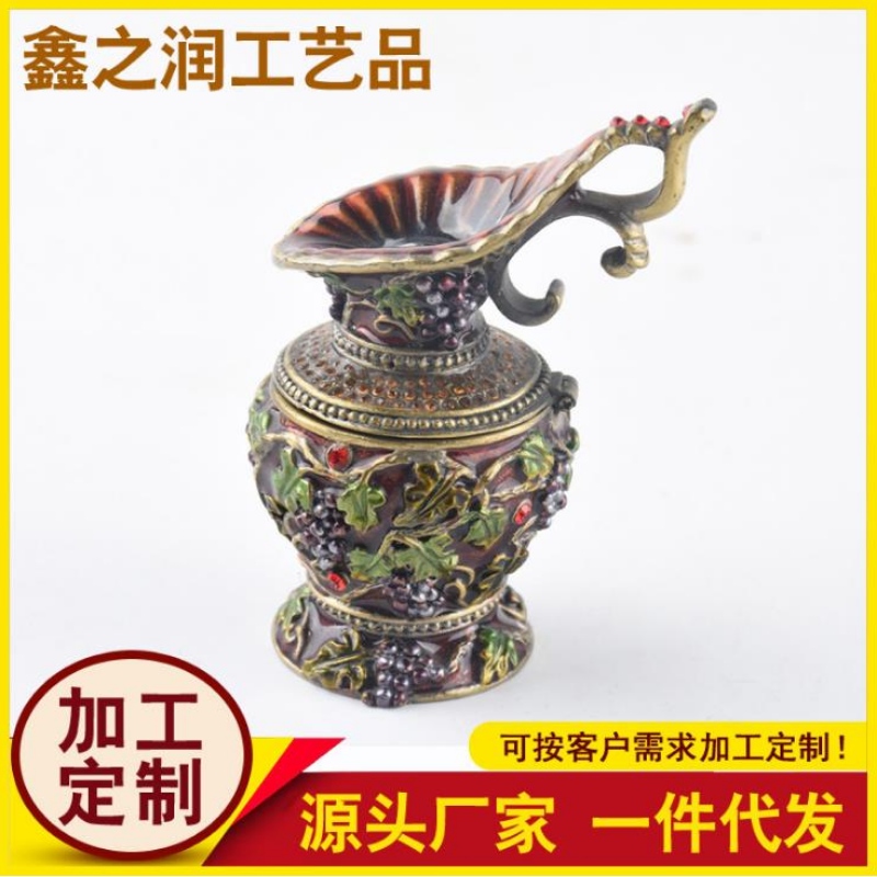 Source Factory European retro gold fogadó ékszerdoboz fém ékszerdoboz gyűrűs karkötő fogadó doboz