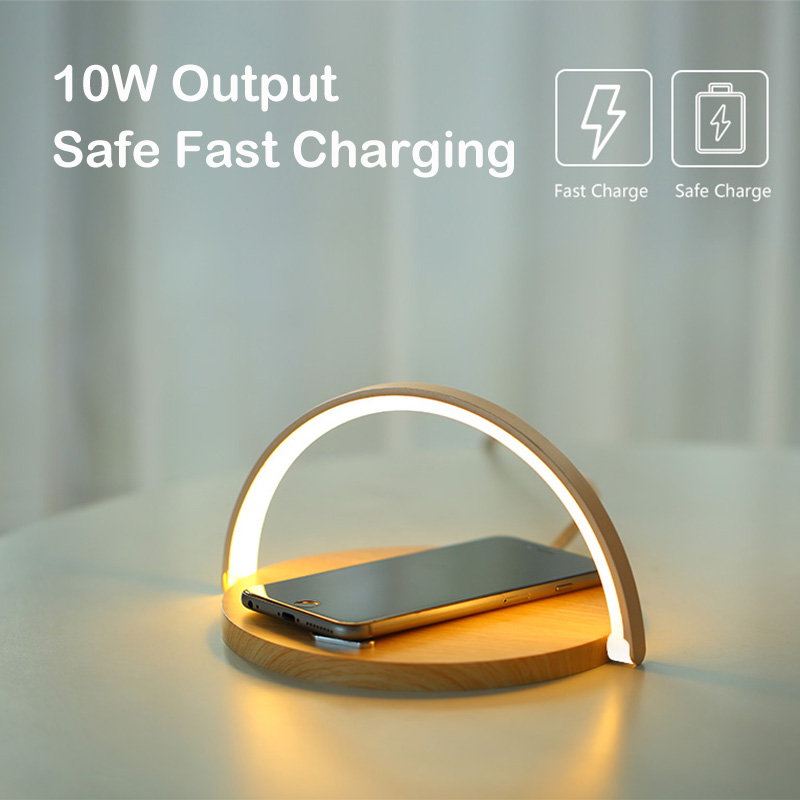 S21 LED lámpa mobiltelefontartó vezeték nélküli töltő
