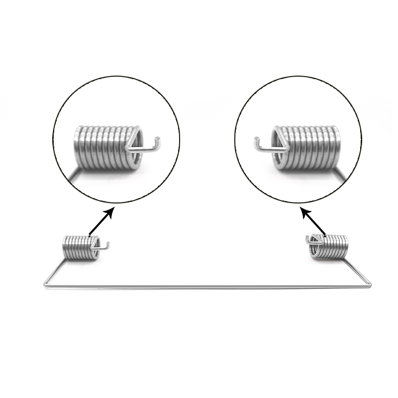 Speciális alakú dupla csavaró rugó