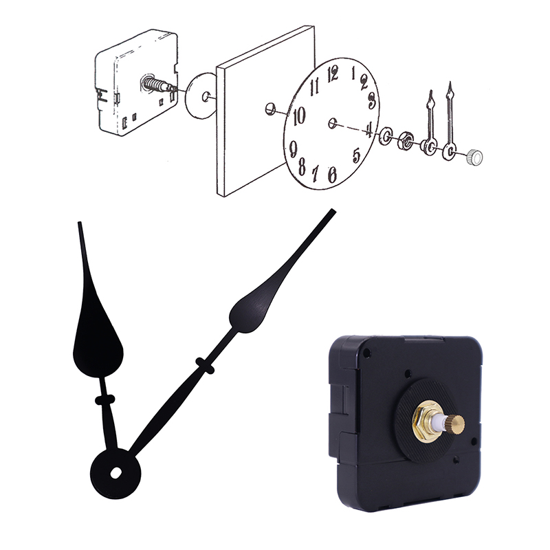 15mm nagy nyomatékú I tengelyóra mozgatása és HR2057 fekete órakéz