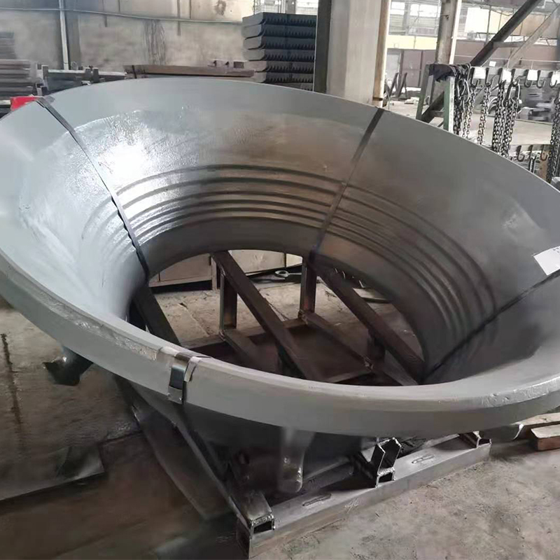 Symons 7ft/ Uralmash КССДBowl Liner és Mantle Mn18Cr2 Oroszországba