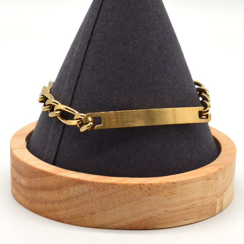 Rozsdamentes acél lánc karkötő rfbbg0633