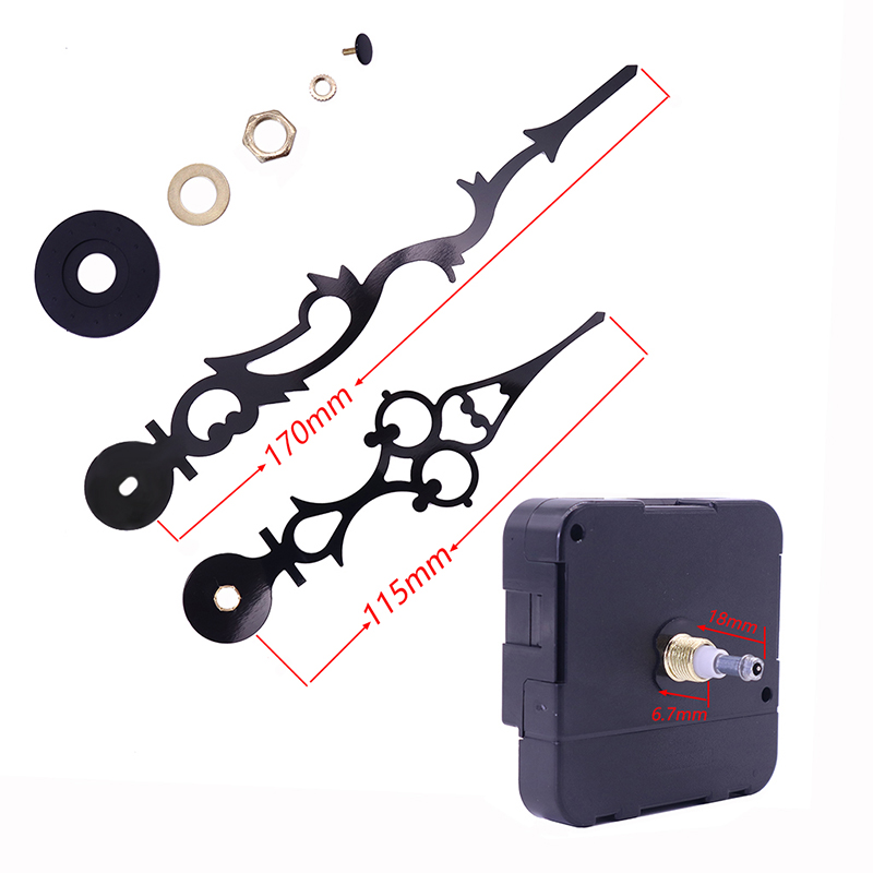 nagykereskedelmi 15 mm-es nagy nyomatékú tengelyes falióra-mozgás órakezelővel