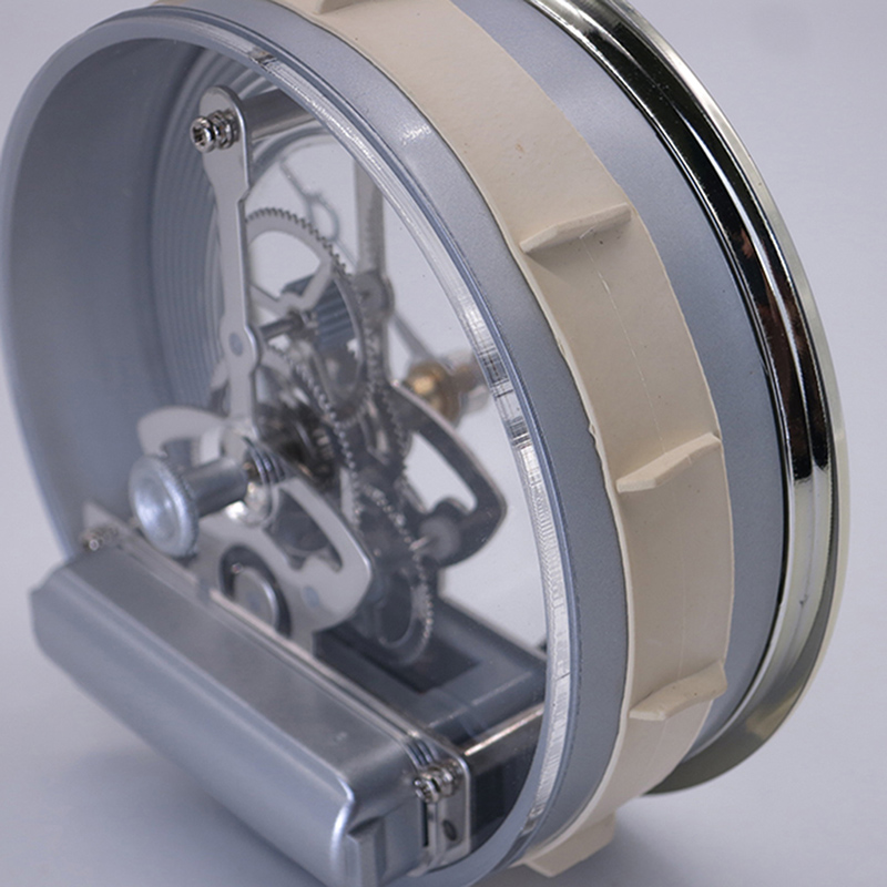 97 mm ezüst csontváz asztali óra betét