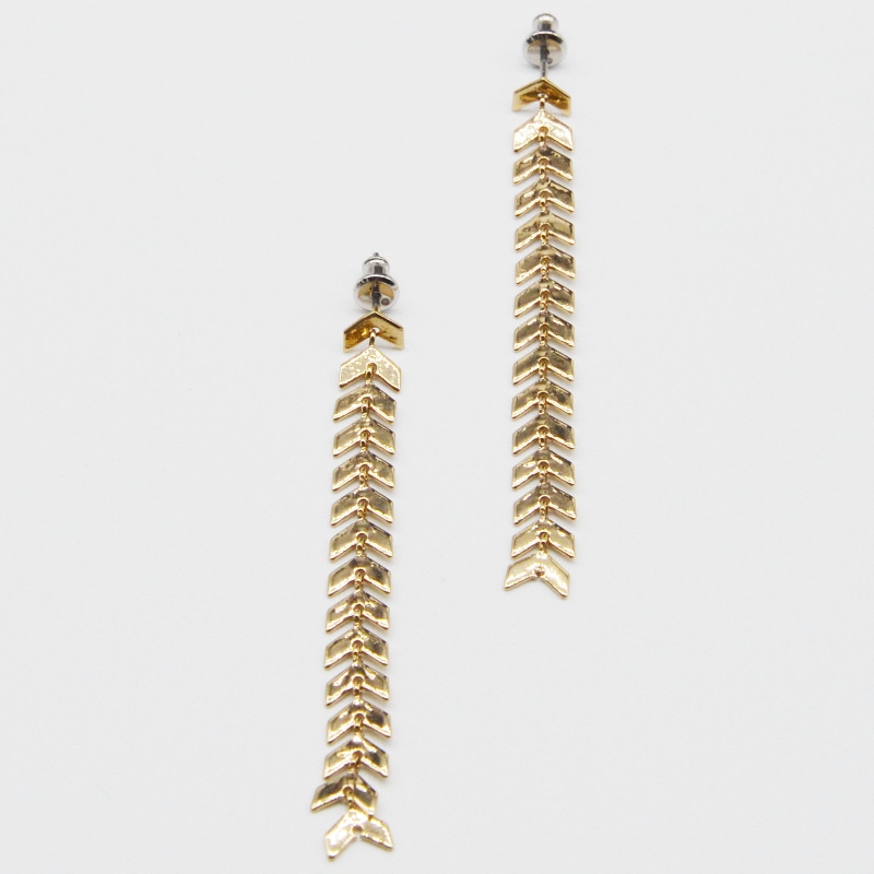 Rozsdamentes acéllánc fülbevalók rfbear1654