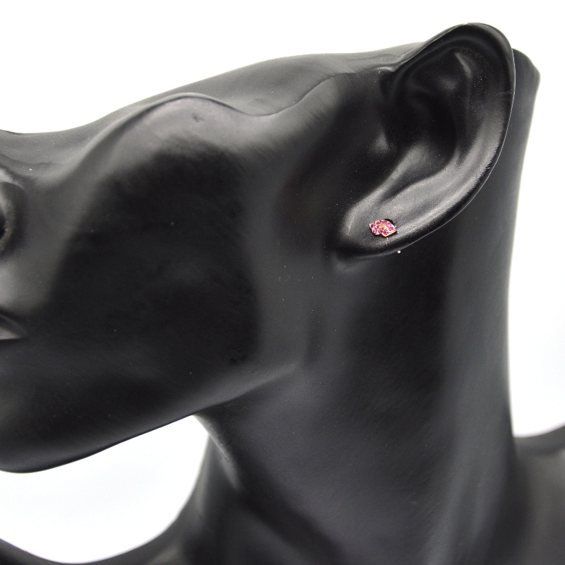 Divatékszer, rozsdamentes acél ékszer, rozsdamentes acél fülbevaló, gyémánt fülbevaló, gyémánt fülbevaló, strasszon, Zircon rfad0076