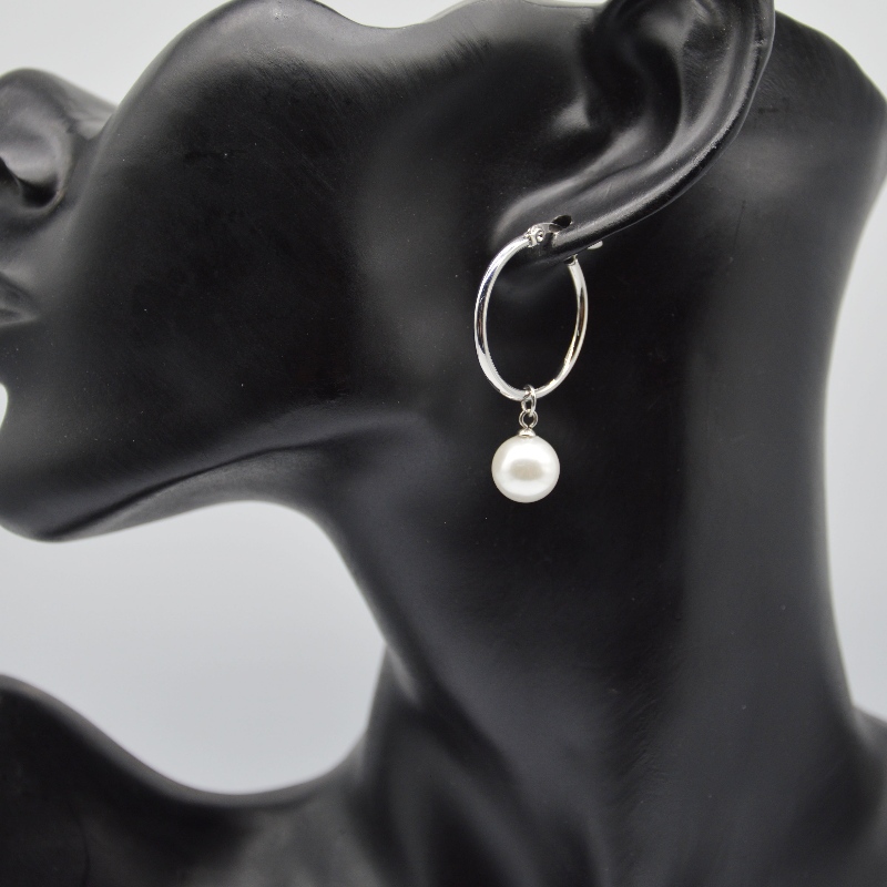 Rozsdamentes Steel Pearl fülbevalók, divatékszerek, divatékszerek, Pearl Ékszer rfadar1466