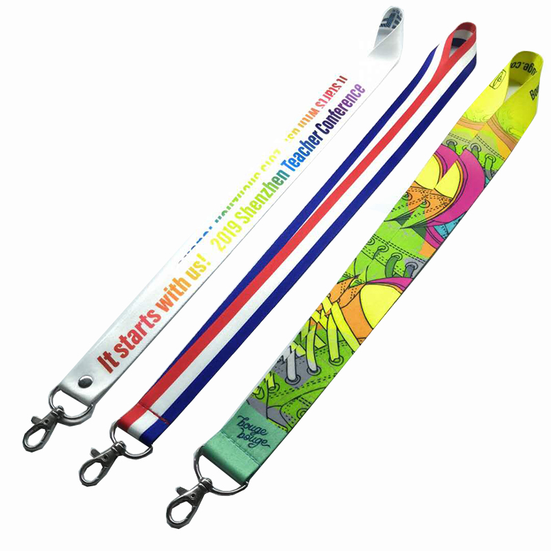 A gyári közvetlen eladások személyre szabott nagykereskedelmi kulcslánc, akasztott kötél rajzfilm, akasztott öv, poliészter akasztókötél, testre szabott logó