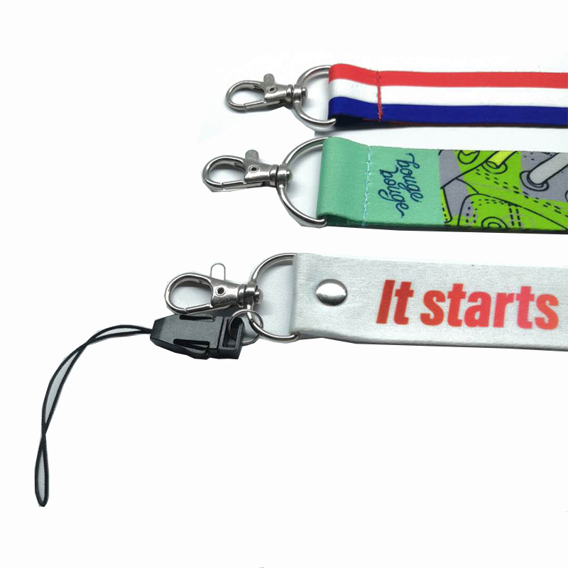 A gyári közvetlen eladások személyre szabott nagykereskedelmi kulcslánc, akasztott kötél rajzfilm, akasztott öv, poliészter akasztókötél, testre szabott logó
