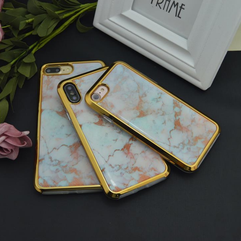 PC-elektrolemezes kétszintes iphone a Plus Marble, drop-gel case iphone EX gyári átalakítás