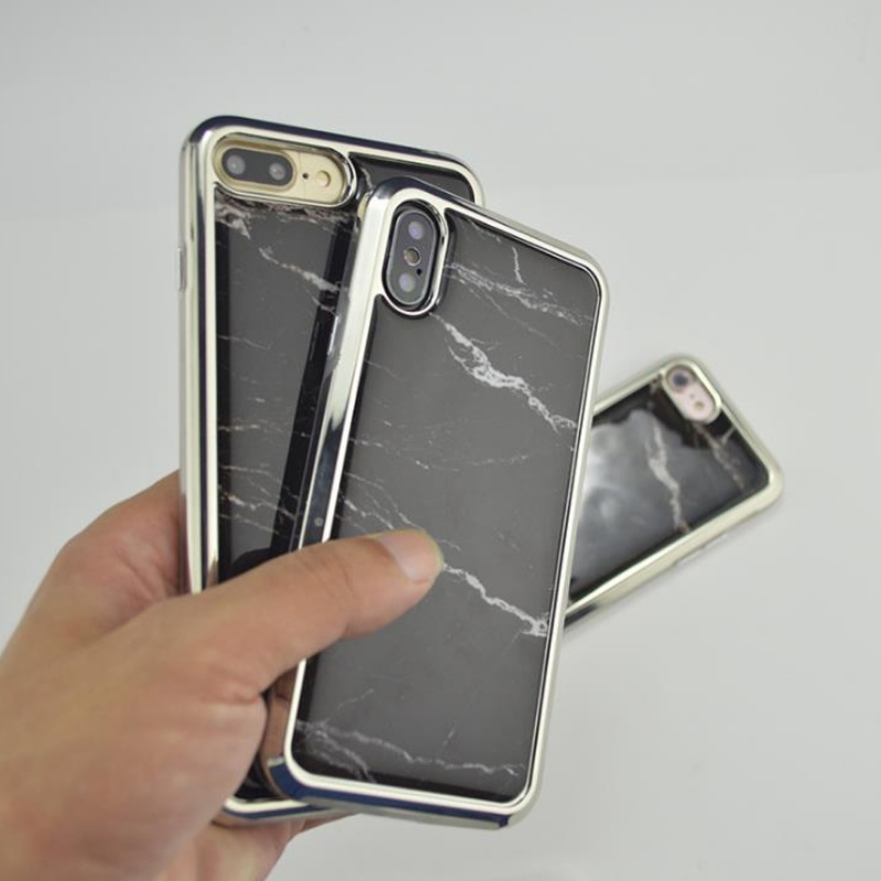 PC-elektrolemezes kétszintes iphone a Plus Marble, drop-gel case iphone EX gyári átalakítás