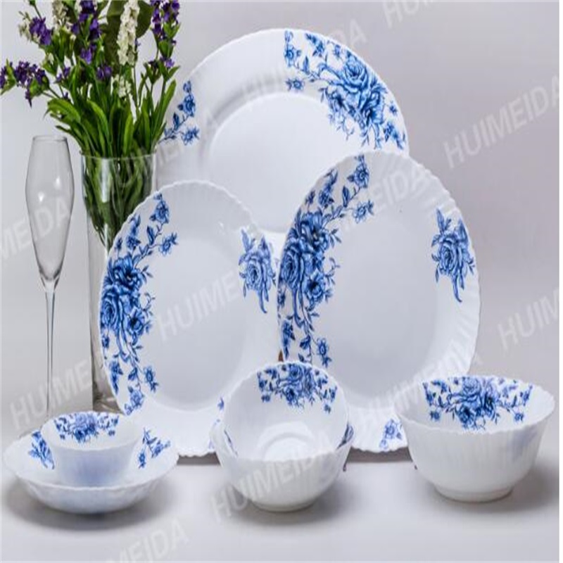 opál üveg üvegedények, étkészlet –TW tál +Hő-ellenálló Opal Glassware