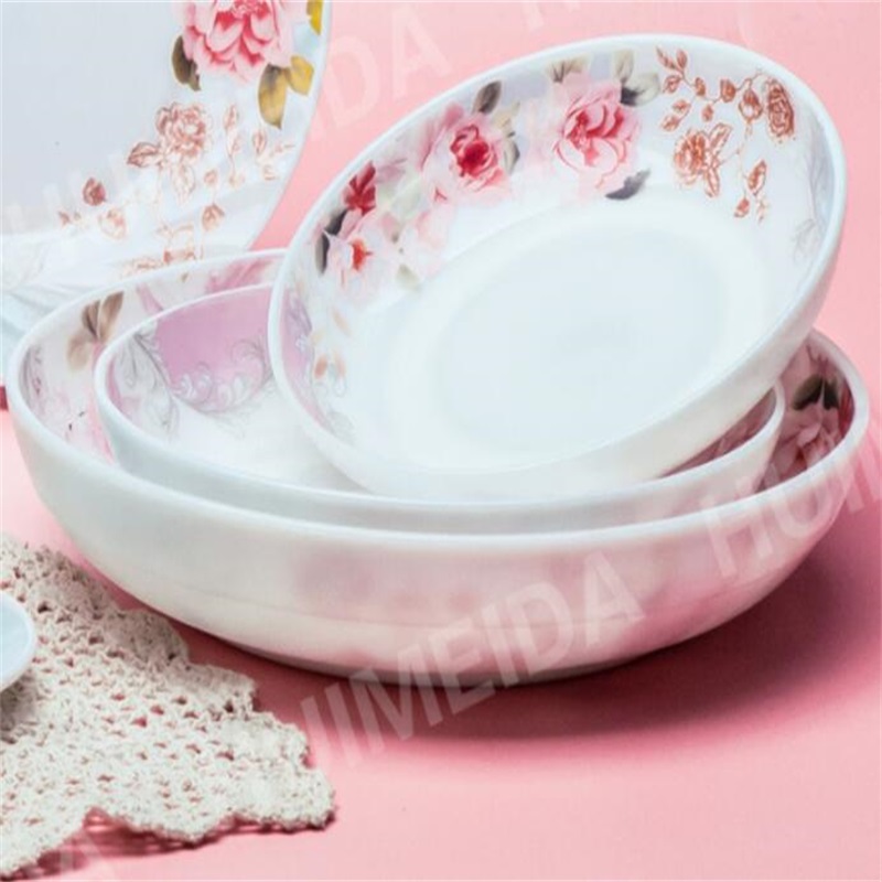 opal glassware vacsorakészlet - QW sekély tál