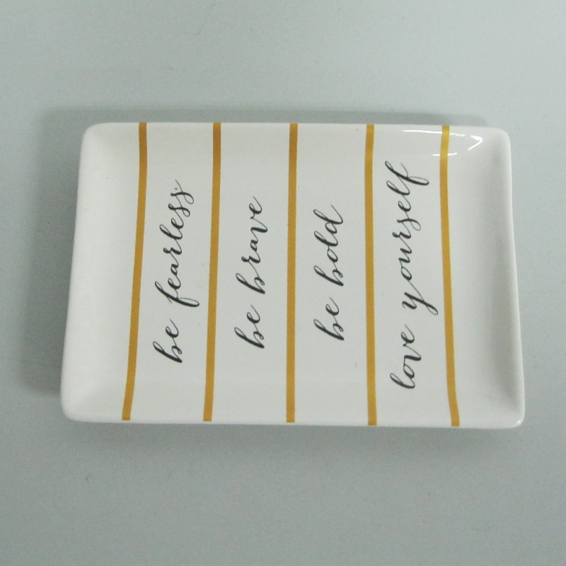 Ceramic Dekorációs Plate Food Service Plate 2.75\