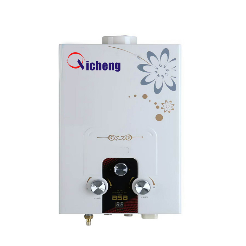 6L fürdőszoba instant gázzal működő vízmelegítő