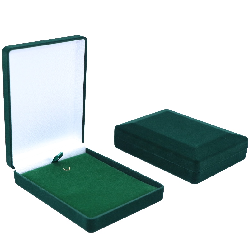 D-15 egyedi fekete és vörös bársony doboz érme, nyaklánc és medál