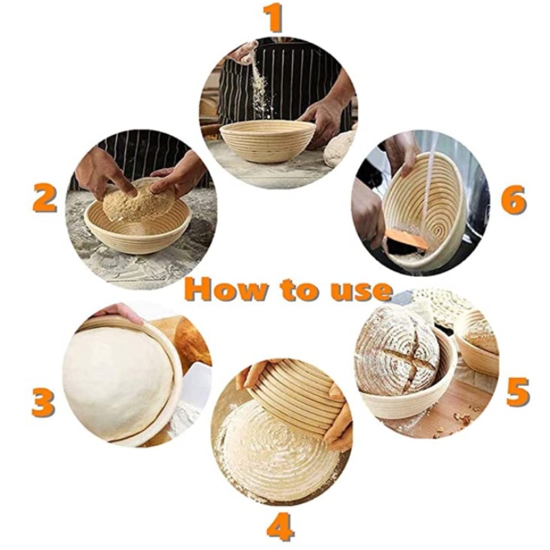 Banneton védőkosár