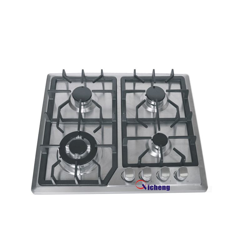 OEM márkájú üveg felső gömbölyű típusú gáz főzőlapok 4 égő