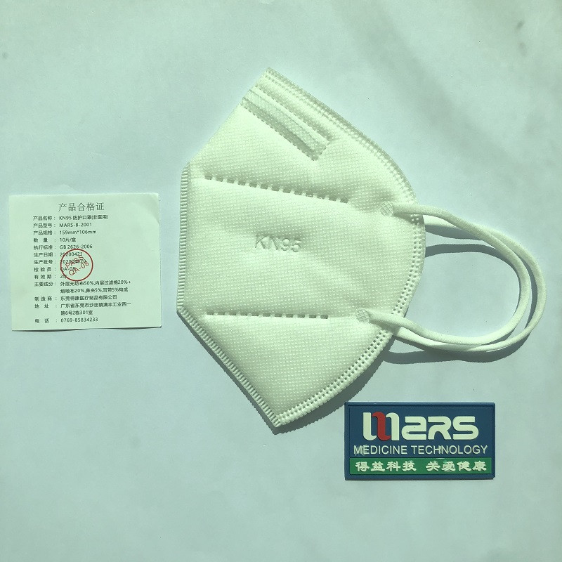 2020-as nem szőtt KN95 védő, nem orvosi, összecsukható félrétegű arcmaszk saját használatra