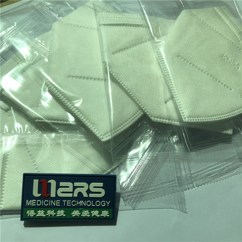 2020-as nem szőtt KN95 védő, nem orvosi, összecsukható félrétegű arcmaszk saját használatra